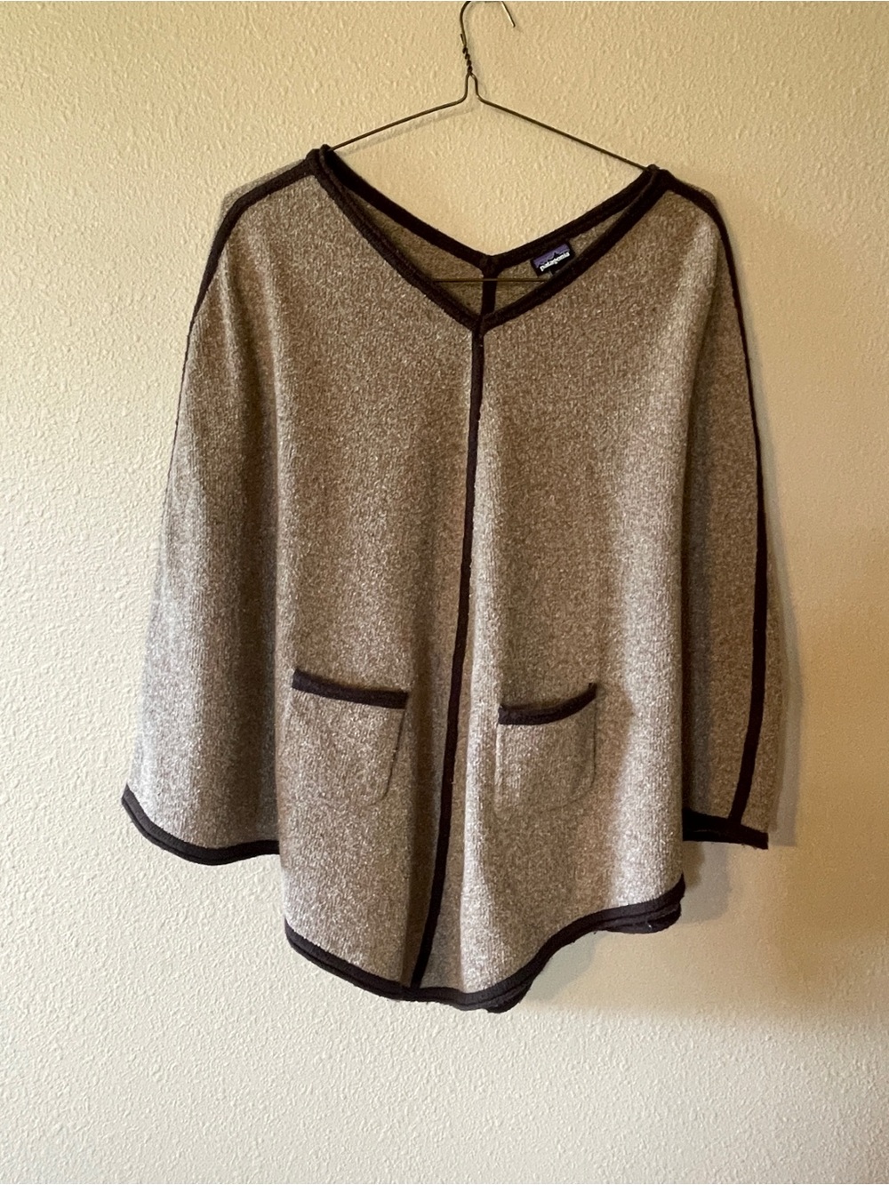 Patagonia “Loislee” Brown Poncho